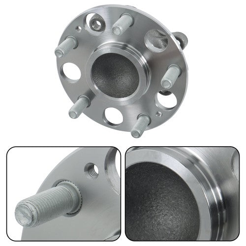 Solid Spare 2x For Honda Civic Wheel Bearing Hub w/ ABS 1.8L LX DX Rear Wheel Bearing & Hubs