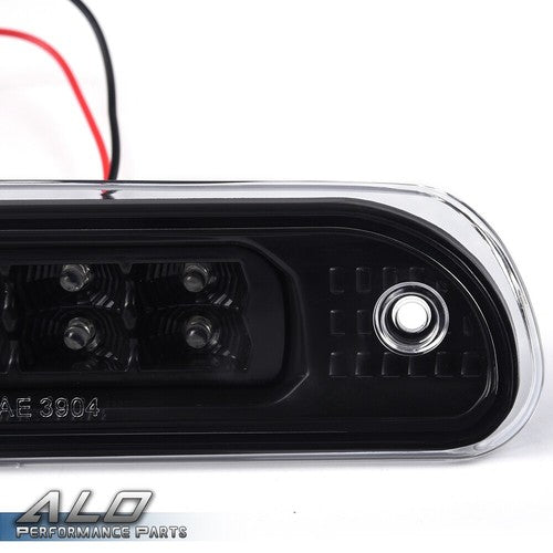 Solid Spare Fit For 1999-2004 Grand Cherokee Black/Clear LED Third 3rd Brake Light Tail Lamp