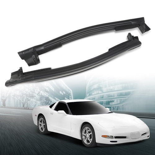 Solid Spare Front & Rear Top Mounted Side Weatherstrip Seal Fit For 97-04 Chevrolet Corvette