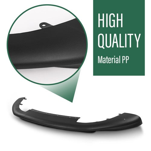 Solid Spare Front Air Dam Deflector Lower Valance Apron Fit For 2019-2021 Porsche Macan