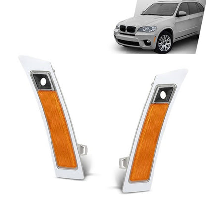 Solid Spare Front Bumper Reflector Fit For 2011-2013 BMW X5 Model With Side View Camera