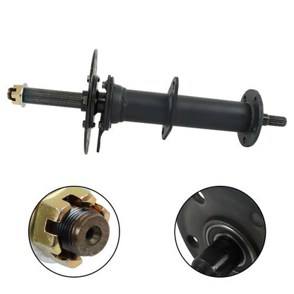 Solid Spare 40 Inch Rear Axle Kit with 3 Stud Hub Fit For 6 Inch and 7 Inch wheels