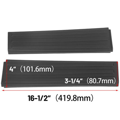 Solid Spare Flex Step Side Tailgate Molding Covers For 09-14 Ford F-150 End Cap Trim 2PCS