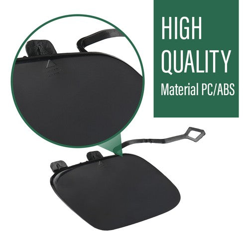 Solid Spare Fit For 14-16 Mercedes W212 E250 E350 E400 E550 Front Bumper Tow Hook Eye Cover