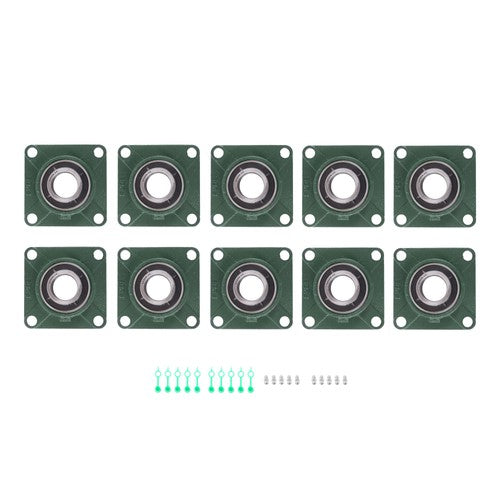 Solid Spare UCF208-24 1-1/2" Bore 10PCS Pillow Block Flange Bearing 4 Bolt Self-Alignment