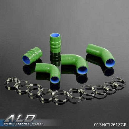Solid Spare Fit For Ford Focus 1.8 TDDi Individual Silicone Radiator Hose+Clamps Kit