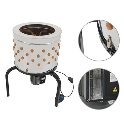 Solid Spare Chicken Plucker Machine 280RPM 120V 60Hz φ19.7 x H15.5 in /φ501 x H393mm