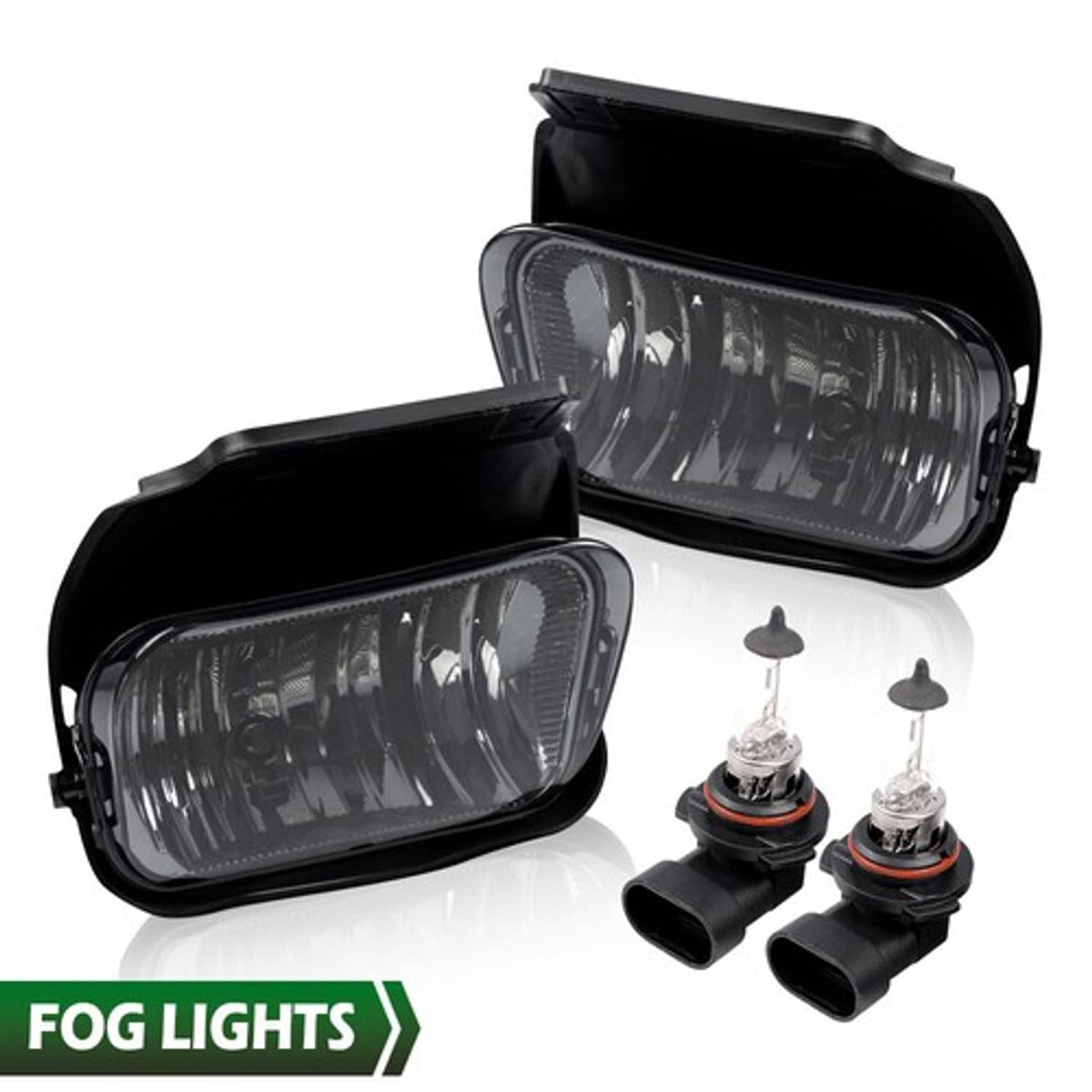 Solid Spare Fit For 03-06 Silverado Headlights + Bumper Signal Lamp + Driving Fog Lights