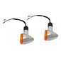Solid Spare 2× Motorcycle Turn Signal Blinker Indicator for Honda Suzuki Yamaha Chrome