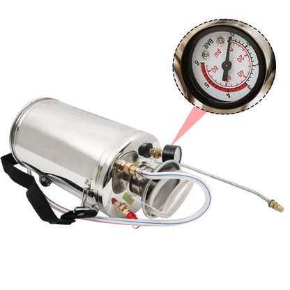 Solid Spare 1.5Gal Stainless Steel Sprayer Pump Sprayer W/ Adjustable Nozzle Hose 6L
