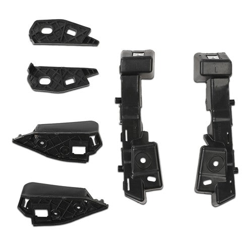Solid Spare Fit For Chevrolet Malibu 2016-2018 Front Bumper Brackets Retainer Support 6Pcs