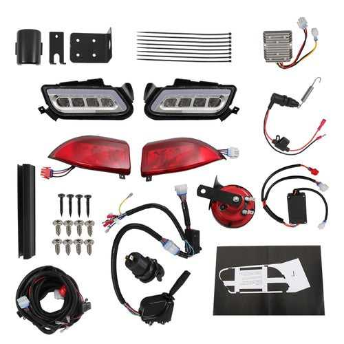 Solid Spare Golf Carts w/RGB Daytime Running Light LED Light Kit For Club Car Tempo 2018+ US