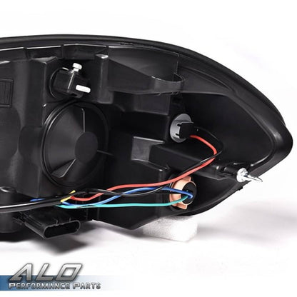 Solid Spare For 06-16 Chevy Impala Limited Black Housing Amber Corner Headlight Headlamps