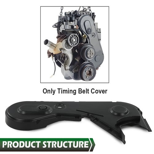 Solid Spare Fit For 91-94 Ford Ranger 91-93 Mustang 2.3L Timing Belt Cover F37E6E011AA