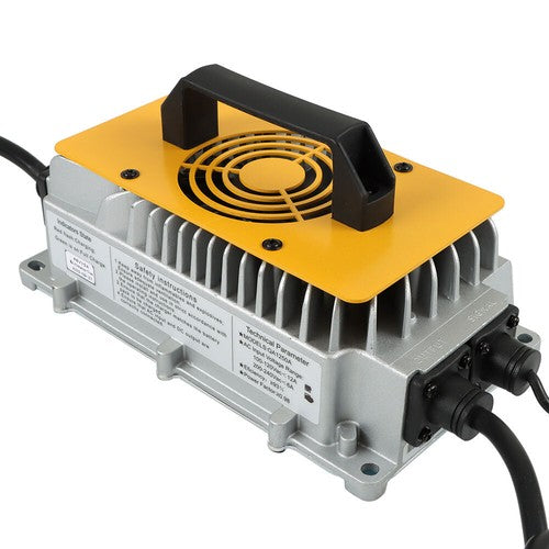 Solid Spare Battery Charger 48V 15A O-Type Terminal IP67 For EZGO Club Car Yamaha Golf Cart