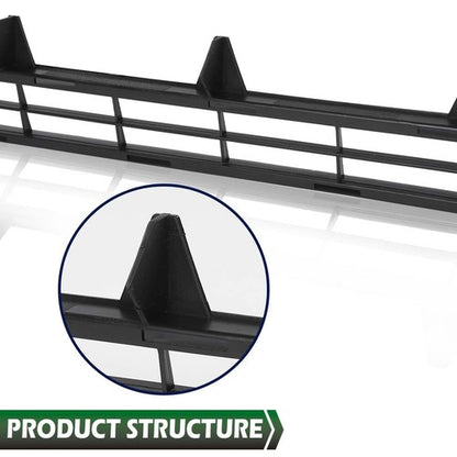 Solid Spare Front Bumper Lower Grill Grille Black Fit For 2014-2021 Toyota Tundra Pickup