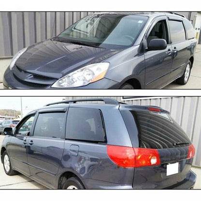 Solid Spare For 04/05/06/07/08/09 Toyota Sienna Acrylic Window Visors Rain Guard Shades