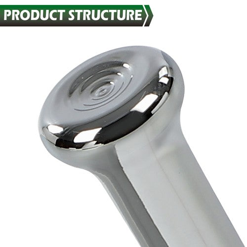 Solid Spare Fit For 1971-1988 GM Chevy Buick Oldsmobile Pontiac Chrome Door Lock Knobs Pair