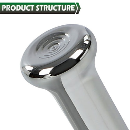 Solid Spare Fit For 1971-1988 GM Chevy Buick Oldsmobile Pontiac Chrome Door Lock Knobs Pair