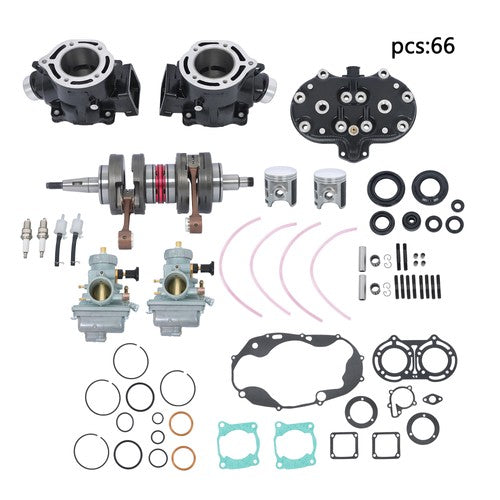 Solid Spare Cylinder crank gasket kit For Yamaha Banshee YFZ350 93450-17129-00 1987-2006