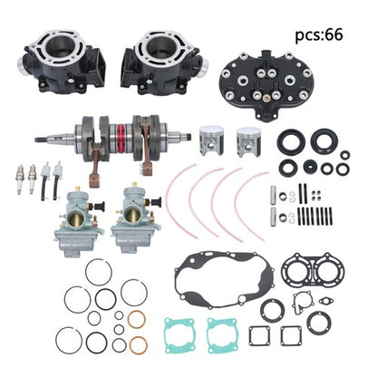 Solid Spare Cylinder crank gasket kit For Yamaha Banshee YFZ350 93450-17129-00 1987-2006