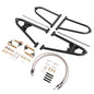 Solid Spare For Yamaha YFZ450 LE SE 2004-2005 Adjustable Front A Arms W/ Brake Lines Clamps