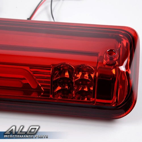 Solid Spare Fit For 04-08 Ford F-150 F150 LED Third 3rd Tail Brake Light Cargo Lamp Red
