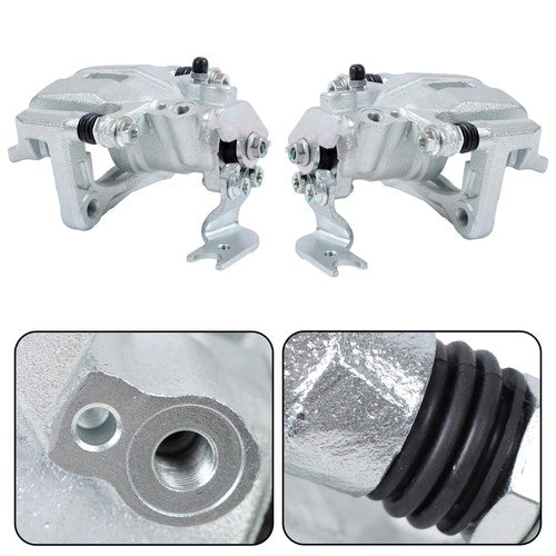 Solid Spare For Lincoln MKX 2007-2010 43019T2MP00 19-B7097 2× Rear Left Right Brake Calipers