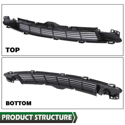 Solid Spare Fit For 2017-2022 Tesla Model 3 1085927-00-C Front Bumper Lower Grille Grill