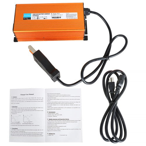 Solid Spare 36 Volt 14 Amp Golf Cart Battery Charger With Crowfoot Plug For EZGO Yamaha