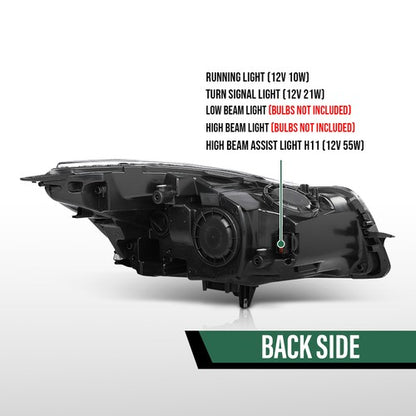 Solid Spare HID/Xenon Projector Headlight Headlamp Left Side Fit For 2009-2012 Buick Regal