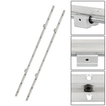 Solid Spare 2PCS Linear Guide SBR12-1500mm Linear Guide Rail w/4 PCS SBR12UU Sliders