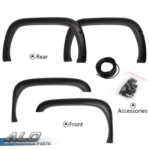 Solid Spare Fit For 1994-2001 Dodge Ram 1500 2500 3500 Textured Factory Style Fender Flares