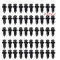 Solid Spare 100pcs ATV Retainer Clips 8mm Push Pin Splash Guard Body Panel For Honda New