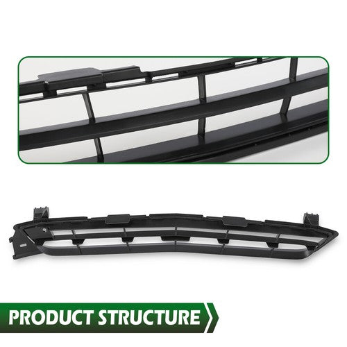 Solid Spare GM1036149 Fit For 2013 Chevrolet Malibu Front Bumper Lower Grille Grill Black