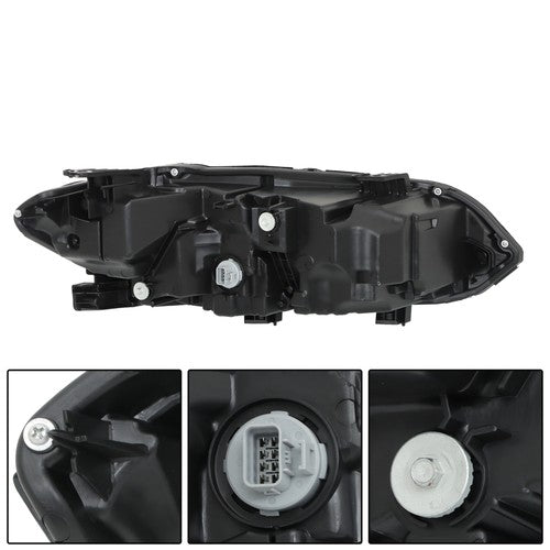Solid Spare LH & RH Headlights For Honda Civic Sport Touring 2022-2023 LED Type Clear Lens