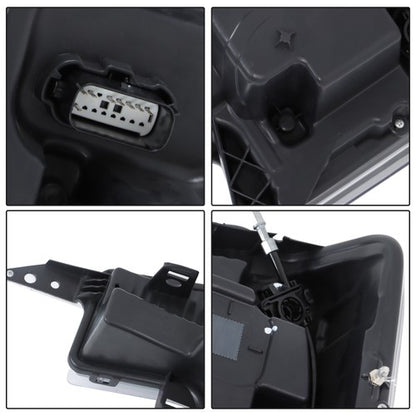 Solid Spare For Ford F250 F350 Super Duty 2020-2022 LH+RH Headlights Replacement LED Housing