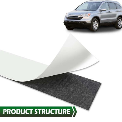 Solid Spare Fit For 2007-2011 Honda CRV 4dr Black Window Pillar Posts Cover Door Trim 6PCS