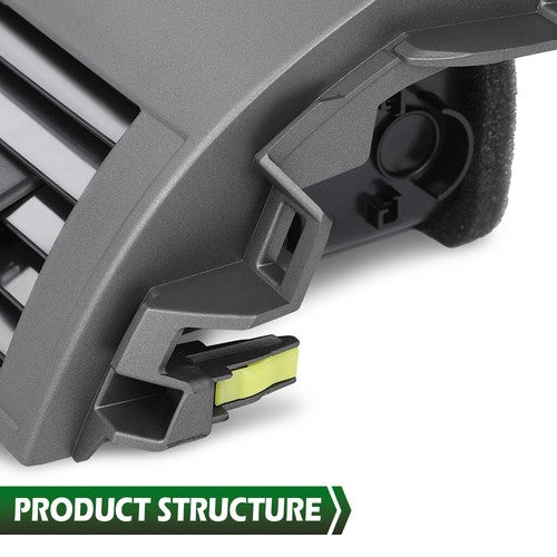 Solid Spare Dash Center A/C Air Vent Upper Bezel Trim Gray Fit For 2008-2013 Toyota Corolla