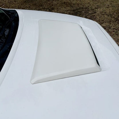 Solid Spare For 2014-2021 Toyota Tundra SR5 Crew Cab Front Hood Scoop Vent Bulge Kit White