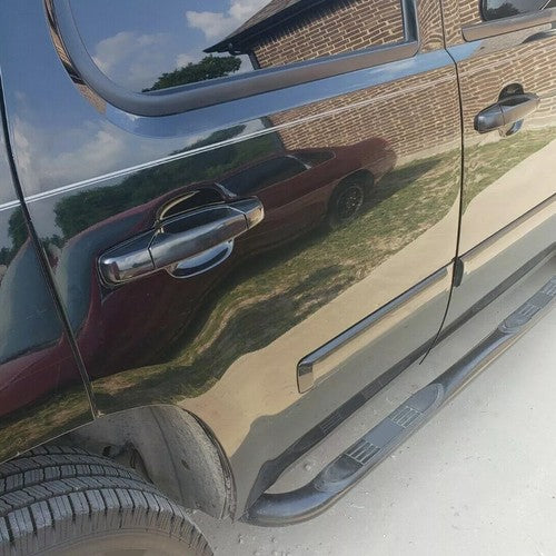 Solid Spare Front & Rear Set of 4 Door Handle Black For Chevy GMC Tahoe Yukon Sierra 2007-14