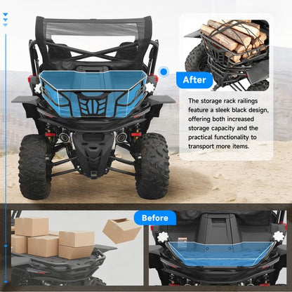 Solid Spare For CFMoto ZForce 950 H.O Sport 2020-24 21 22 Black Bed Enclosure Storage Rack