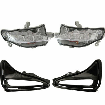 LED Fog Light DRL Turn Signal Lamp w/Wiring For 2017-2019 Toyota Corolla LE XLE