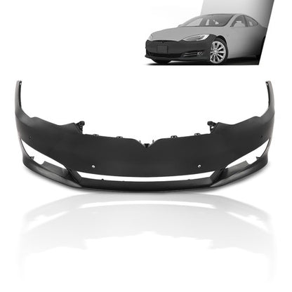 Solid Spare Front Bumper Cover Fit For 2016 2017 2018 2019 2020 2021 Tesla Model S New