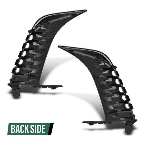 Solid Spare Front Bumper Trim W/o Sensor Hole Fit For 2025 Toyota Camry SE Sedan Left+Right