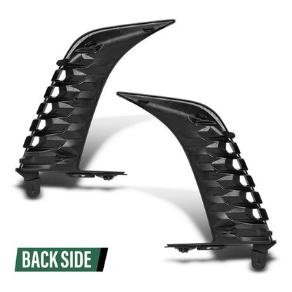 Solid Spare Front Bumper Trim W/o Sensor Hole Fit For 2025 Toyota Camry SE Sedan Left+Right