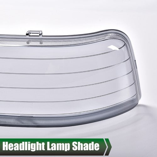 Solid Spare Fit For 1999-2002 Chevy Silverado 1500 2500 3500 Headlight Lens Cover Pair