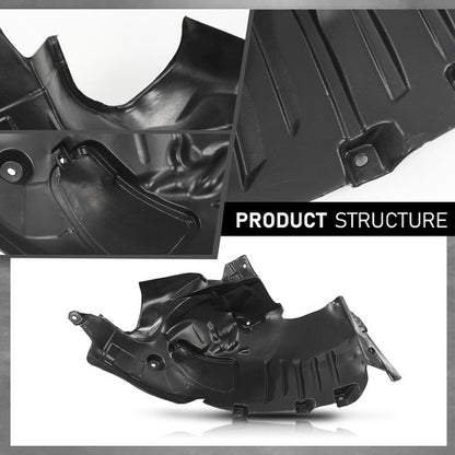 Solid Spare Front Left Side Fender Liner Fit For 2014-2017 Mercedes-Benz E350 E400 E550