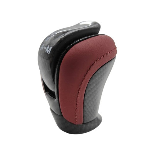 Fit 2009-2020 2021 Nissan GTR R35 Red Leather Carbon Fiber Shift Knob 3491080B0A