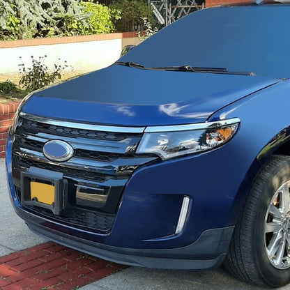Solid Spare Front Grille Bumper For Ford Edge 2011-2014 Upper & Center Black Replacement